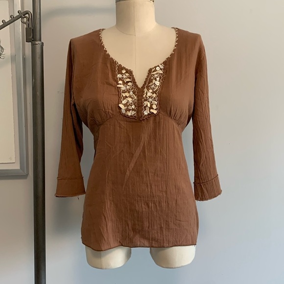 Vintage KIKIT Shell Blouse - Picture 1 of 7